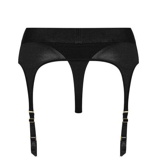 Трусики для страпона з підв’язками для панчіх Strap-On-Me REBEL HARNESS - XS