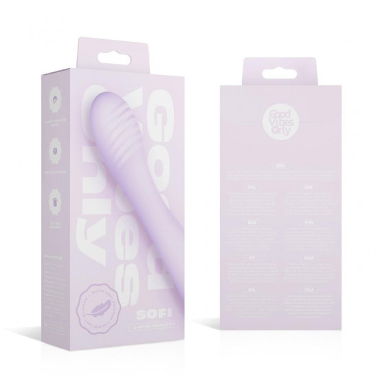 Вібратор Good Vibes Only - SOFI G-Spot Vibrator Soft Silicone - Purple (м'ята упаковка!!!)