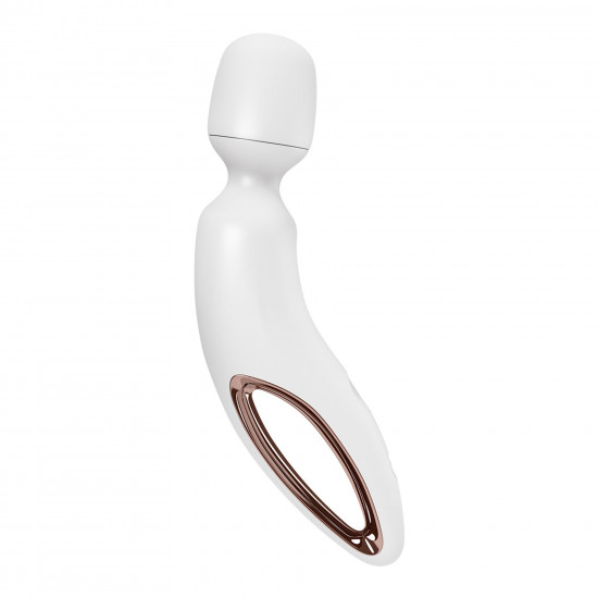 Вібромасажер Satisfyer Wand-erland (White/Rosegold) (м'ята упаковка!!!)