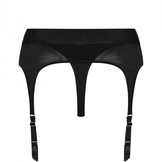 Трусы для страпона с подвязками для чулок Strap-On-Me REBEL HARNESS - S