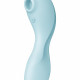Вакуумний смарт-стимулятор із вібрацією Satisfyer Curvy Trinity 5 (Blue)  (м'ята упаковка!!!)