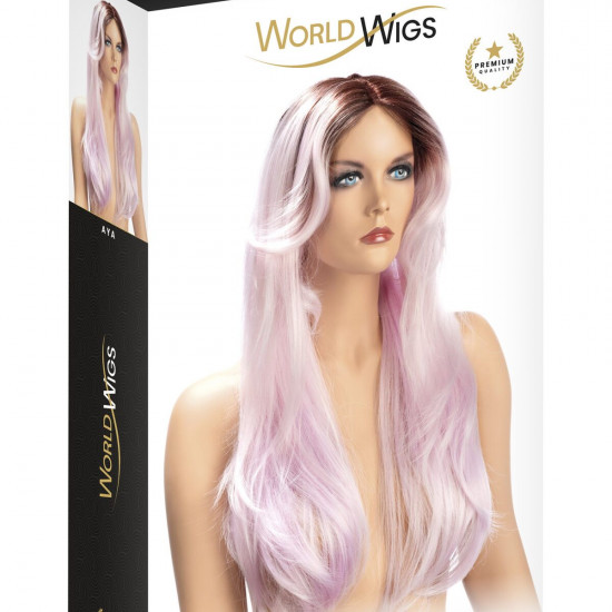 Парик World Wigs AYA LONG TWO-TONE MAUVE