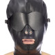 Капюшон для БДСМ со съемной маской Fetish Tentation BDSM hood in leatherette with removable mask