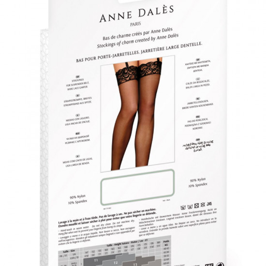 Чулки Anne De Ales BRUNA T2 Black