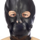Капюшон с кляпом для БДСМ Fetish Tentation BDSM hood in leatherette with removable gag