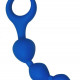 Анальные шарики Alive Triball Blue, силикон, макс. диаметр 2см