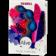 Анальные шарики Alive Triball Blue, силикон, макс. диаметр 2см