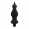 Анальна пробка з вібрацією Adrien Lastic Bullet Amuse Black, макс. діаметр 3,9 см