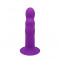 Дилдо з присоскою Adrien Lastic Hitsens 3 Purple, відмінно для страпона, діам. 4,1см, довжина 18,2см