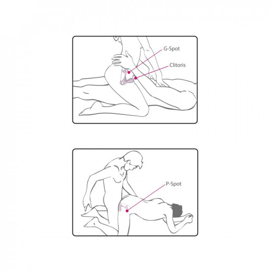 Вібронасадка на член Adrien Lastic Gladiator з пультом LRS, стимуляція клітора та точки G, 2 мотори