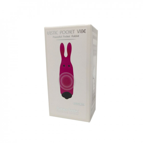 Вибропуля Adrien Lastic Pocket Vibe Rabbit Pink со стимулирующими ушками