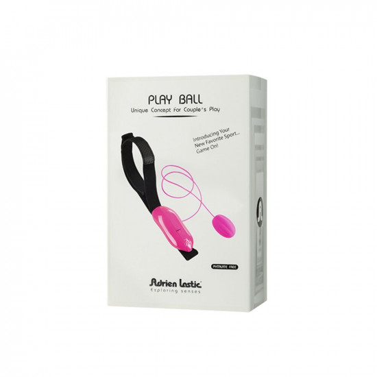 Виброяйцо Adrien Lastic Playball для стимуляции точки А, с турборежимом, крепление к ноге