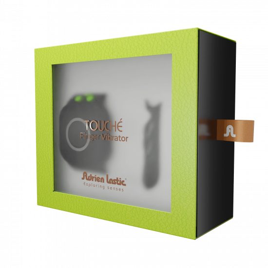 Вибратор на палец Adrien Lastic Touche (L) для глубокой стимуляции с пультом управления на руке