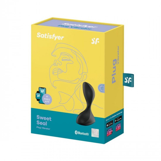 Анальная смарт-пробка с вибрацией Satisfyer Sweet Seal Black