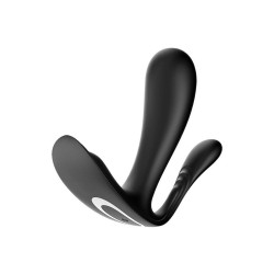 Подвійний смарт-вібратор у трусики Satisfyer Top Secret+ Black