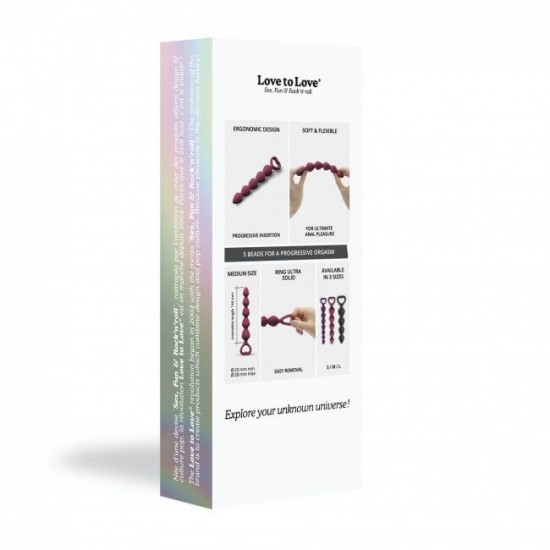 Анальная цепочка Love To Love BING BANG M - PLUM STAR