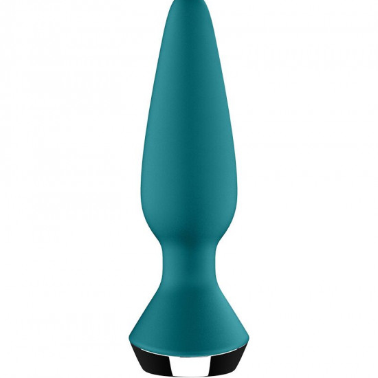 Анальная смарт-вибропробка Satisfyer Plug-ilicious 1 Petrol