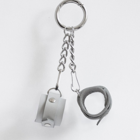 Брелок Наручники Белый