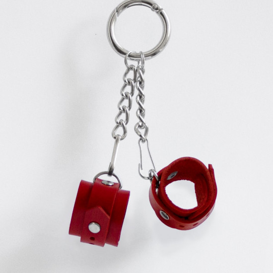 Брелок Наручники Красный