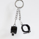 Брелок Наручники с пряжкой Черный