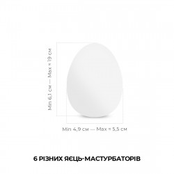 Набір мастурбаторів-яєць Tenga Egg Hard Boild Pack (6 яєць)