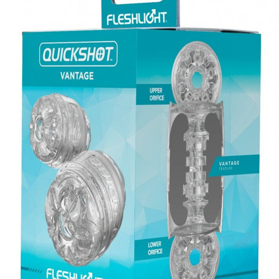 Мастурбатор Fleshlight Quickshot Vantage, компактный, отлично для пар и минета