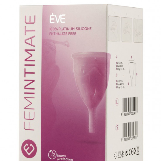 Менструальная чаша Femintimate Eve Cup размер S, диаметр 3,2см