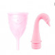 Менструальная чаша Femintimate Eve Cup размер S с переносным душем, диаметр 3,2см