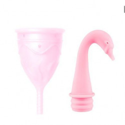 Менструальна чаша Femintimate Eve Cup розмір L з переносним душем, діаметр 3,8 см