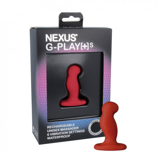 Вибромассажер простаты Nexus G-Play Plus S Red, макс диаметр 2,3 см, перезаряжаемый