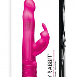 Вібратор-кролик Dorcel Baby Rabbit Pink з перлинним масажем і головкою, що обертається