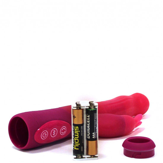 Вибратор-кролик Dorcel Baby Rabbit Pink с жемчужным массажем и вращающейся головкой