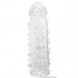 Насадка на член Dorcel Mr. Orgasm з кільцем для мошонки, ультрастимулювальний рельєф