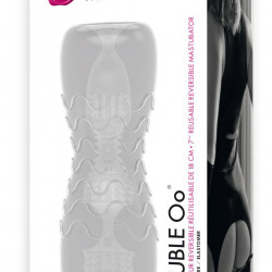 Мастурбатор Dorcel Double OO, двосторонній, два рельєфи