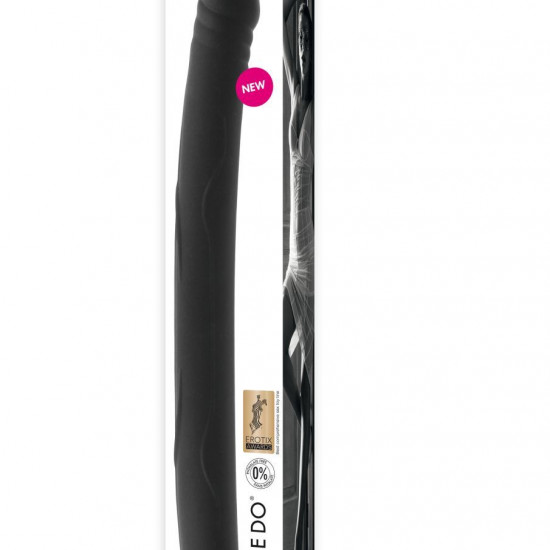 Фаллоимитатор двусторонний Dorcel Real Double Do Black, диаметр 4см, длина 42см
