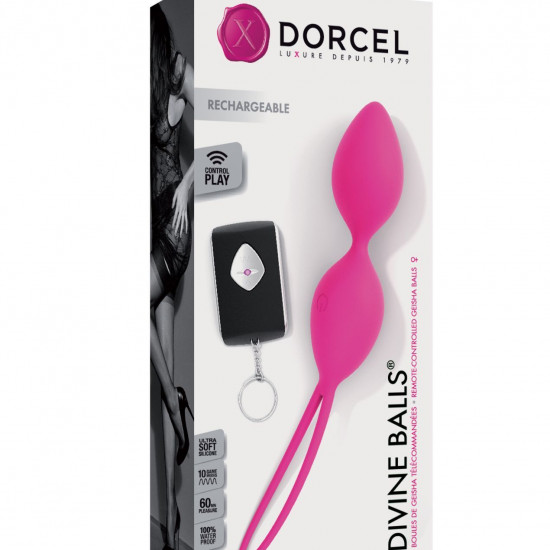 Вагинальные шарики Dorcel Divine Balls, диаметр 3,5 см, масса 91г