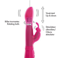 Вібратор Dorcel Furious Rabbit зі зворотно-поступальними рухами голівки