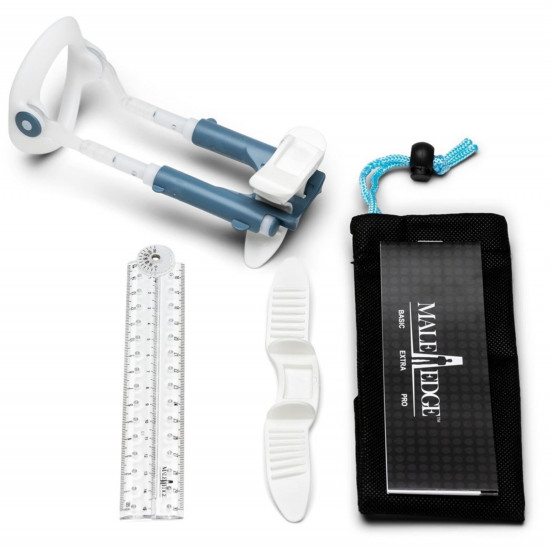 Экстендер для увеличения члена Male Edge Basic, ремешковый, масса всего 65 г, прочный пластик