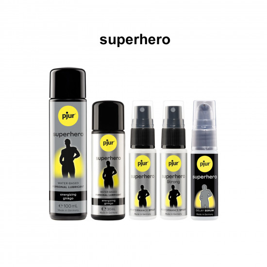 Пролонгирующий спрей pjur Superhero Spray 20 мл, впитывается в кожу, натуральные компоненты
