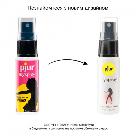 Возбуждающий спрей для женщин pjur My Spray 20 мл с экстрактом алоэ, эффект покалывания