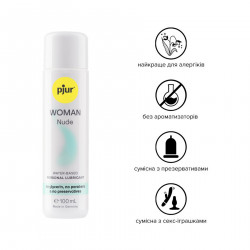 Змазка на водній основі pjur Woman Nude 100 мл, без консервантів, парабенів, гліцерину