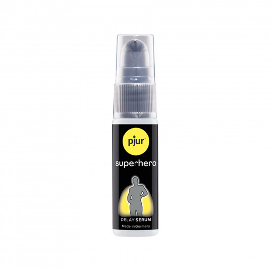 Пролонгирующий гель pjur Superhero Serum 20 мл, создает невидимую пленку снижающую чувствительность