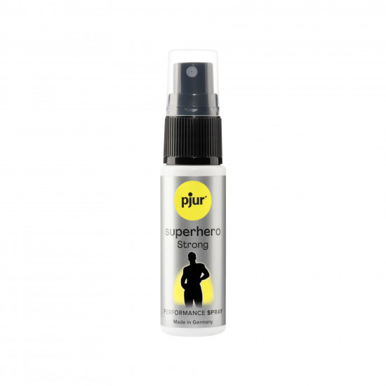 Пролонгирующий спрей pjur Superhero Strong Spray 20 ml, с экстрактом имбиря, впитывается в кожу