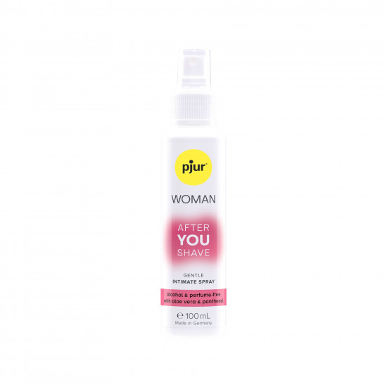 Спрей после бритья pjur Woman 100 мл с алоэ вера и пантенолом, не сушит кожу, нет жжения