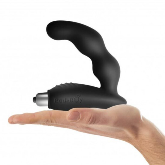 Вибромассажер простаты Rocks Off Bad-Boy Black, массаж промежности, макс. диаметр 4 см