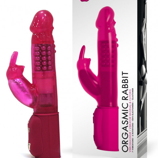 Вибратор-кролик Dorcel Orgasmic Rabbit Pink с жемчужным массажем