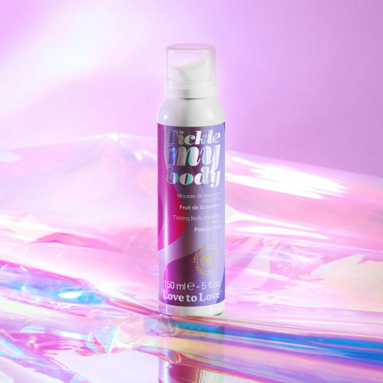 Массажная пена Love To Love TICKLE MY BODY Passion Fruit (150 мл) увлажняющая