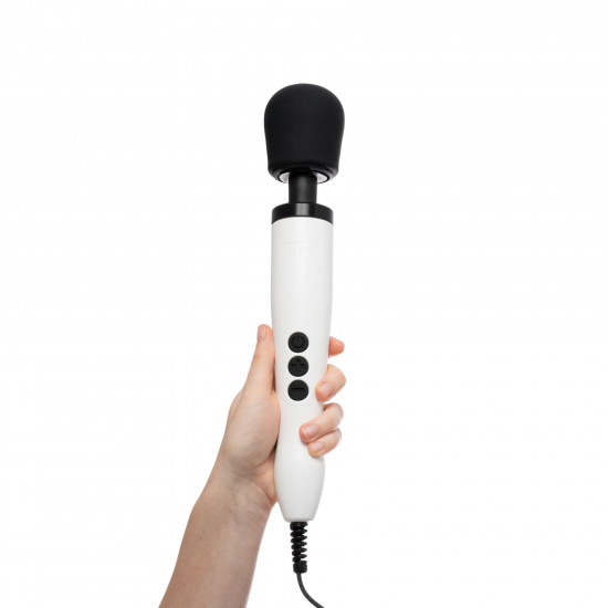 Вибромассажер DOXY Original White, очень мощный, питание 220В, пульсирующие вибрации