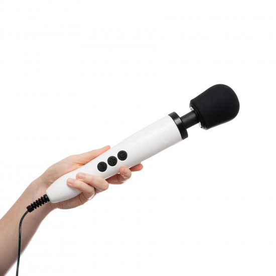 Вибромассажер DOXY Original White, очень мощный, питание 220В, пульсирующие вибрации