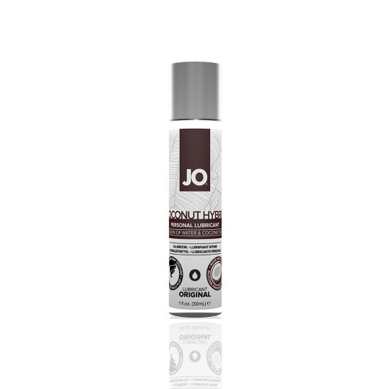 Смазка-крем с кокосовым маслом JO Coconut Hybrid ORIGINAL (30 мл) белая